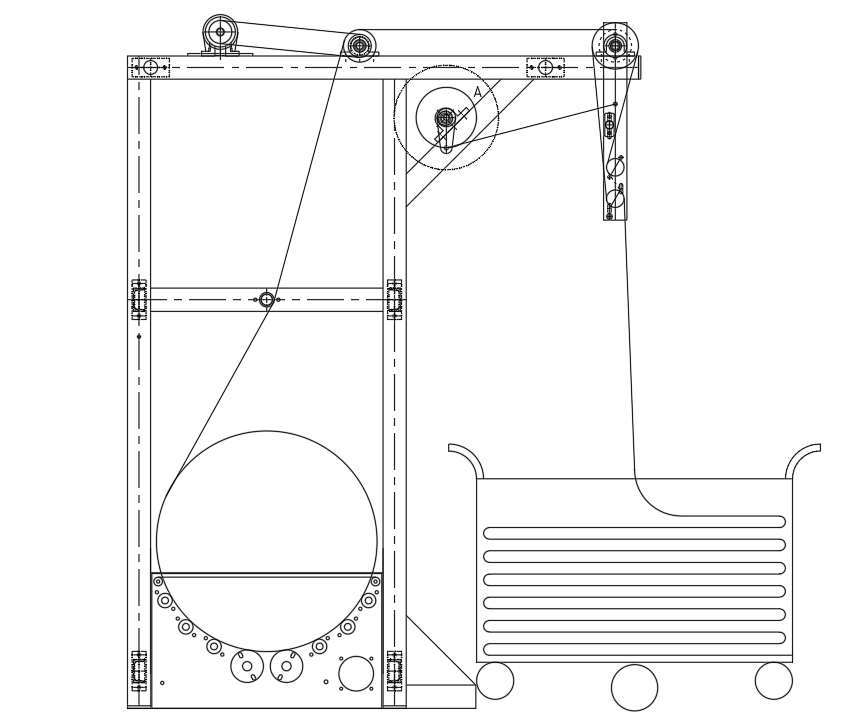 槽钢式落布机 图纸.png